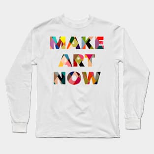 Make Art Now - Diamond Pattern Long Sleeve T-Shirt